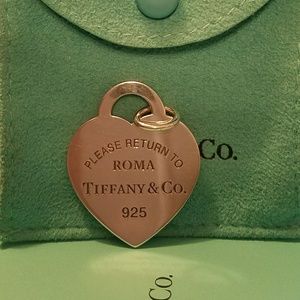 Authentic Tiffany and Company heart pendant